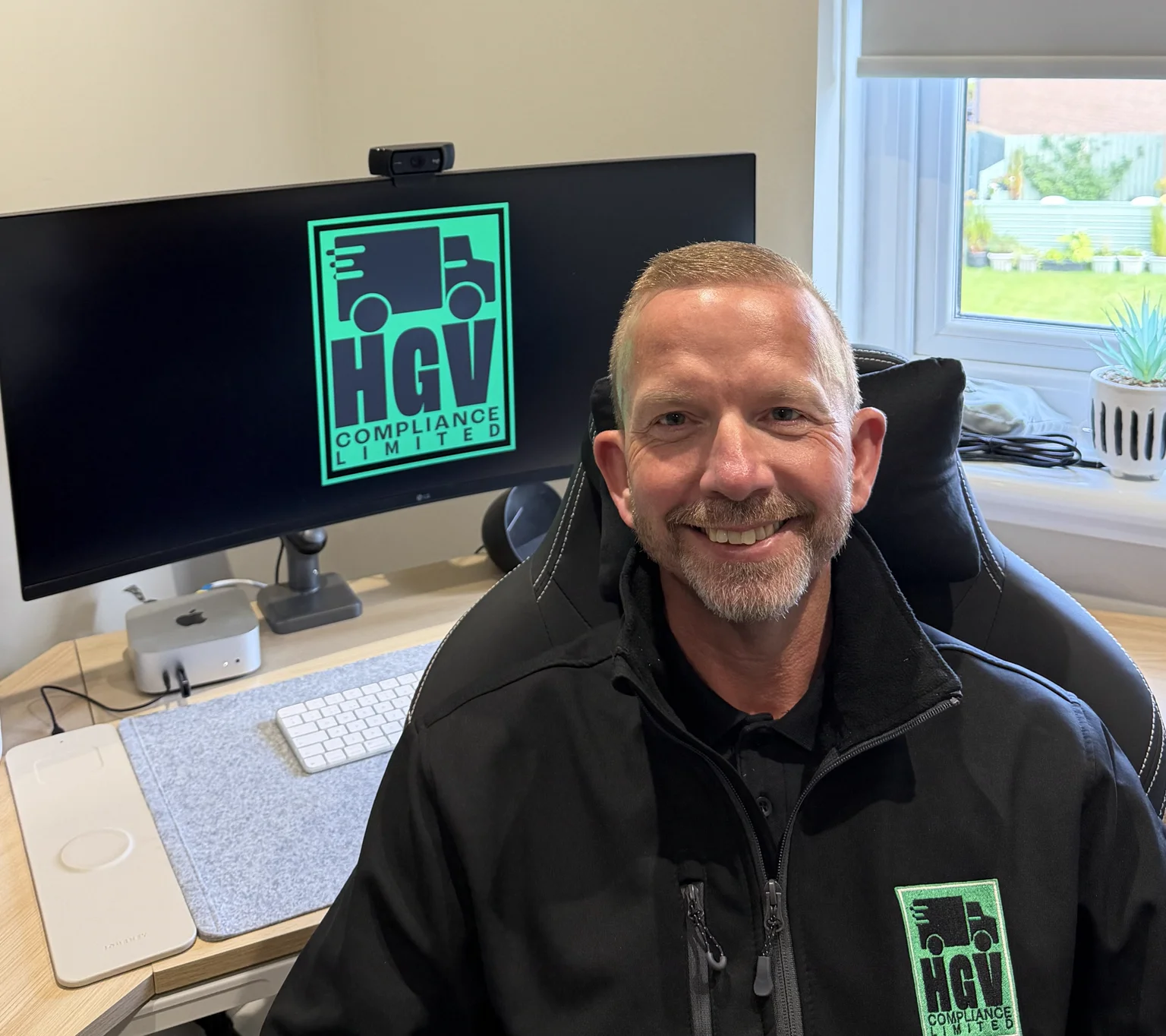 John Mullen, Compliance Manager, at the HGV Compliance desk